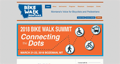 Desktop Screenshot of bikewalkmontana.org